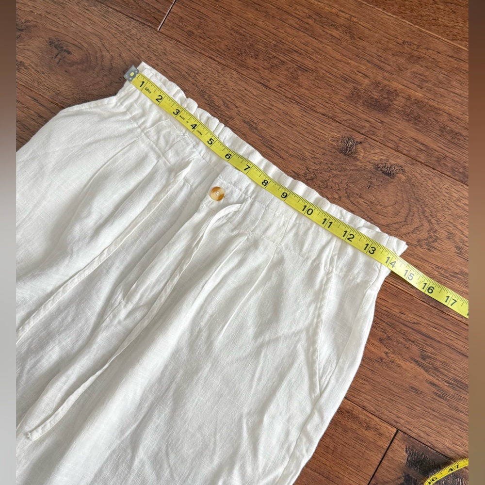 Thread & Supply Cream Linen Blend Pants – Size M – New Like Condition - Picture 6 of 8